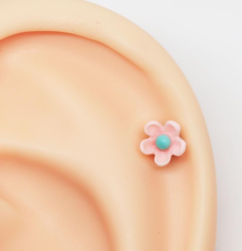Piercing Flor Rosa