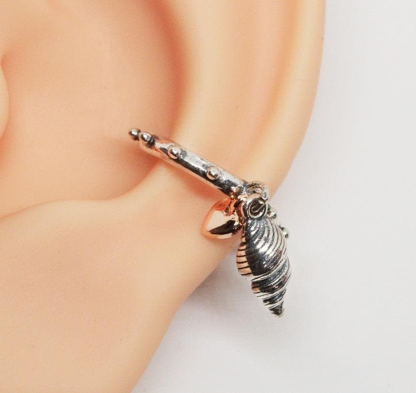 Piercing Mermaid em Prata 925 10mm