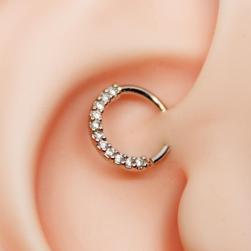 Piercing Argola com Zircônias