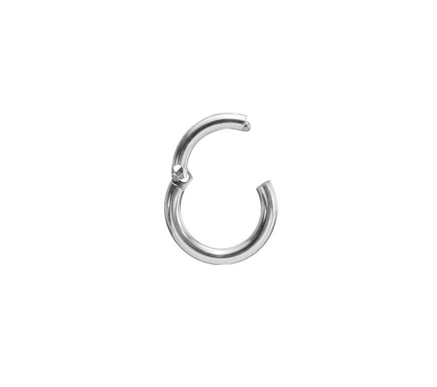 Piercing Argola Segmento Articulado Clicker Titânio