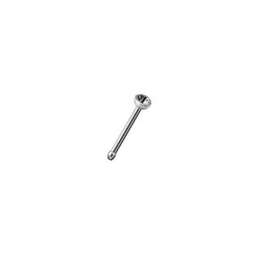 Piercing Nostril Reto em Aço